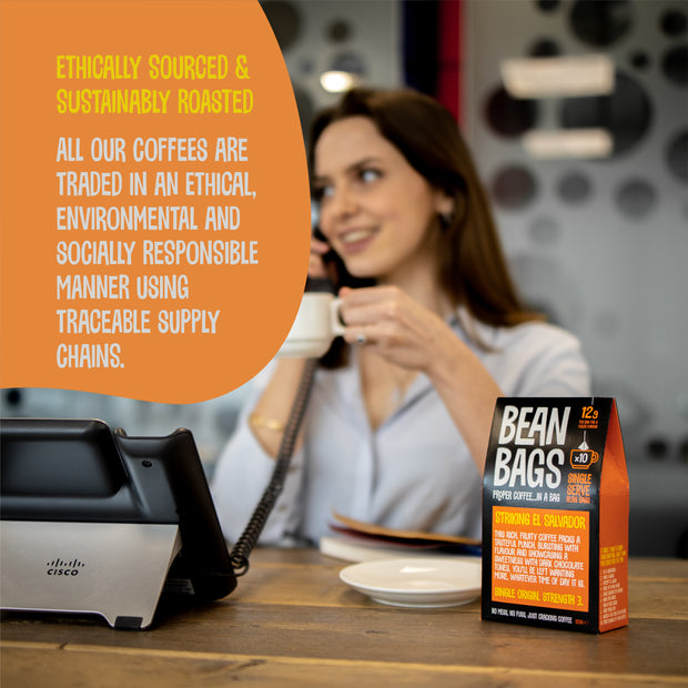 Striking El Salvador - Coffee Bean Bags x 10